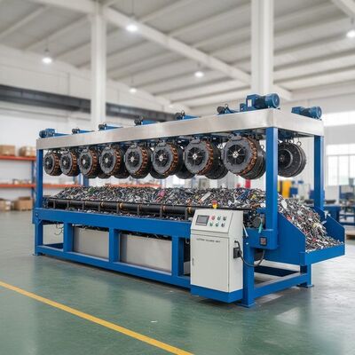 Metalik Olmayan Malzemelerden Demir Metallerin Ayrılması Elektromanyetik Ayırıcı 44 Mıknatıs ve Özelleştirilmiş Voltaj Sunar