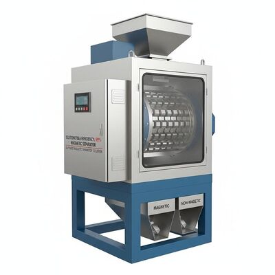 Özelleştirilebilir Kuru Manyetik Ayırıcı, %99'a Kadar Ayırma Verimliliği Sunan Manyetik Ayırma Çözümü