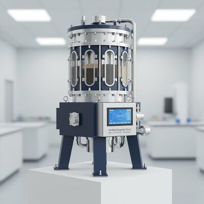 Dikey Manyetik Alan Yüksek Gradyan Manyetik Ayırıcı, Parçacık Ayrımı İçin Optimize Edilmiş Tekdüzen Manyetik Alan Dağılımı Sunar