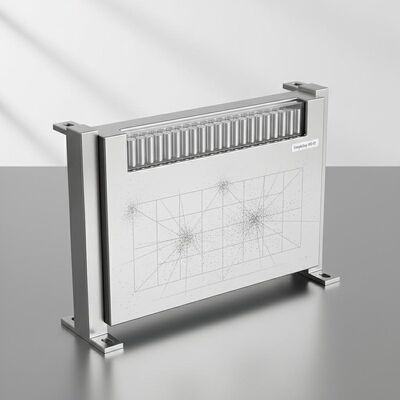 Basit kurulum plaka tipi manyetik ayırıcı manyetik ayırmayı sağlayan yüksek manyetik alan yoğunluğu ile tasarlanmıştır