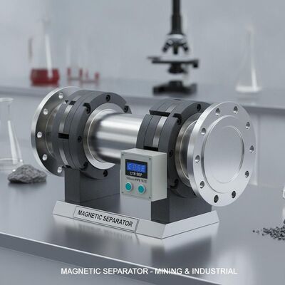 100mm boru boyutu manyetik ayrım ekipmanları madencilik mühendisliği laboratuvar uygulamaları ve endüstriyel için tasarlanmış CTB özellikleri