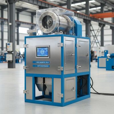 Yüksek manyetik alan yoğunluğu Endüstriyel için basit kurulum ve kolay bakım sunan yüksek eğimli manyetik ayırıcı