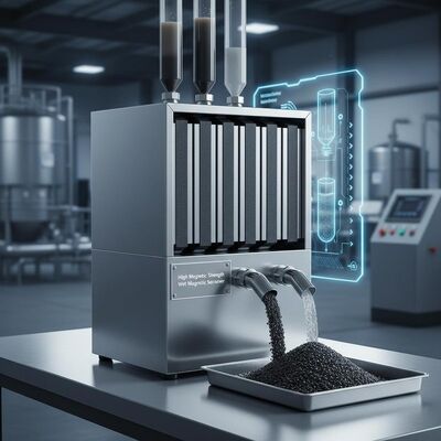 Yüksek manyetik kuvvetli ıslak levha manyetik ayırıcı endüstriyel işleme maden ayrımı ve kurtarma uygulamaları için ideal