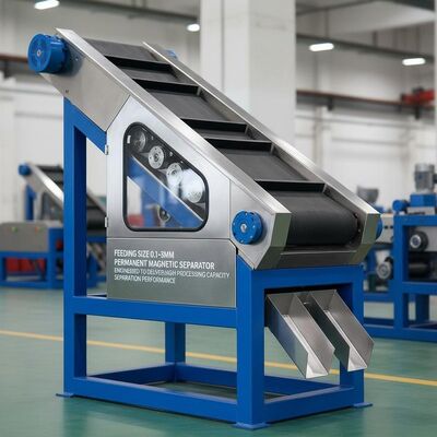 Besleme Boyutu 0.1-3 mm Yüksek İşleme Kapasitesi Ayrım Performansı Sunmak İçin Tasarlanmış Kalıcı Manyetik Ayırıcı