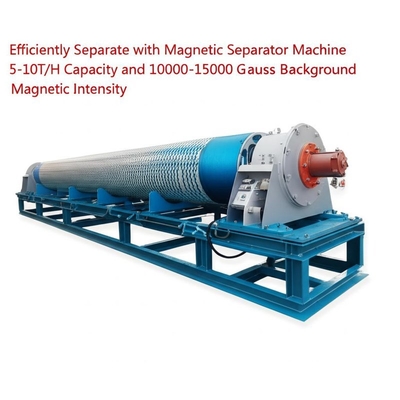 Manyetik Ayırıcı Makine ile Verimli Ayırma 5-10T/S Kapasite ve 10000-15000Gauss Arka Plan Manyetik Şiddeti