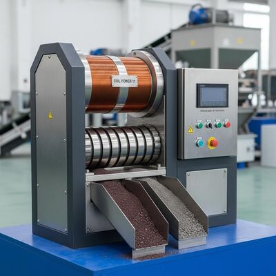 Düşük bakımlı kuru manyetik ayırıcı, bobin gücüne sahip 11 Madencilik ve malzeme işleme alanlarında manyetik ayırma için uygundur