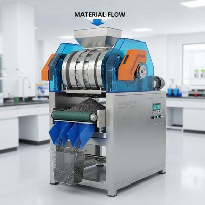 Özelleştirilebilir kuru manyetik ayırıcı güçlü manyetik alan yoğunluğu ile donatılmış, manyetik ayrımı ve malzeme işlemeyi sağlar